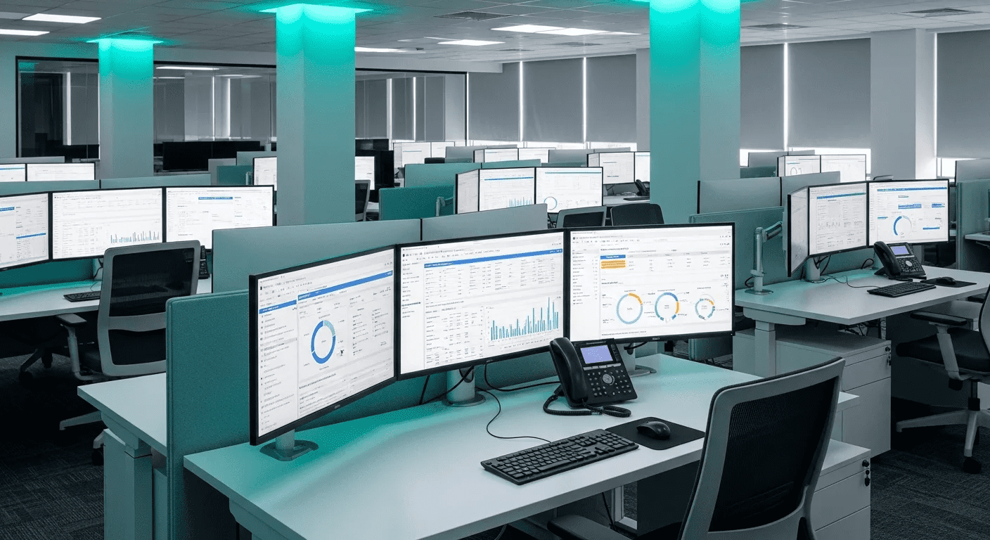 Institutional operations dashboard for admissions, finance, and HR management